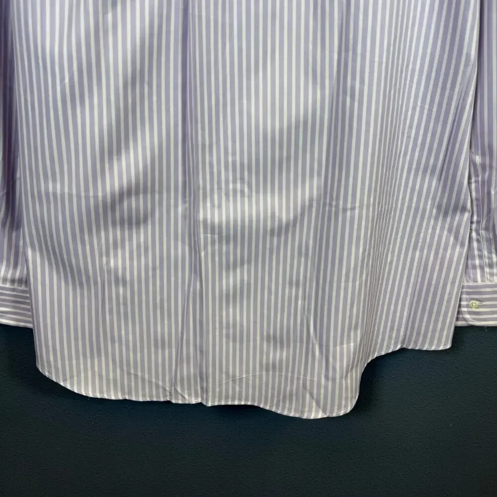 Ralph Lauren XXL men’s pink/white striped Kiawah long sleeve shirt NWT